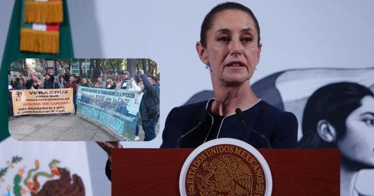 No hay necesidad de paro, nos reunimos si es necesario Sheinbaum a maestros inconformes por Ley del ISSSTE