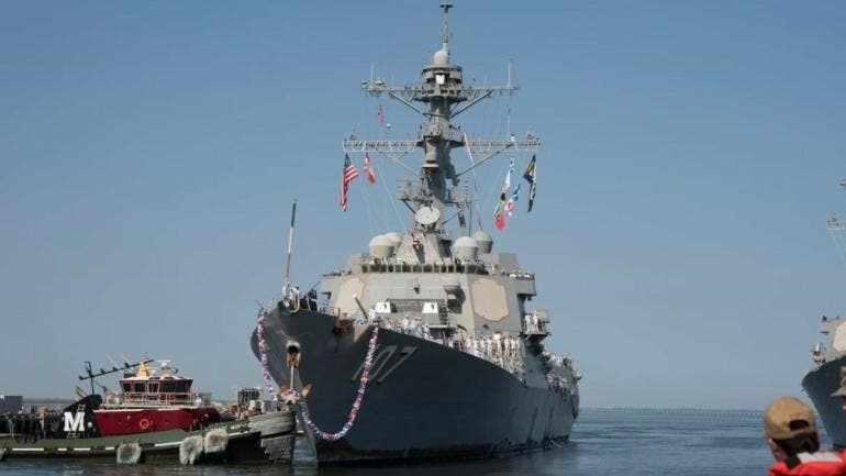 USS Gravely EU manda Golfo Mexico narcos