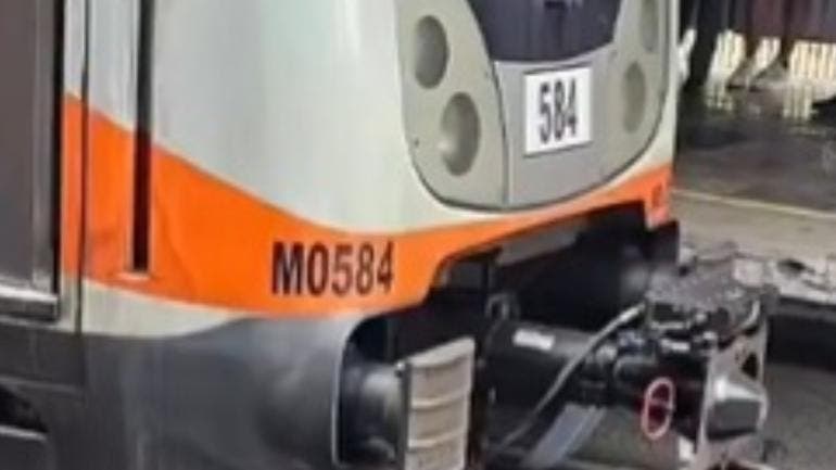 Metro Linea 2 Tasquena mujer cae vias