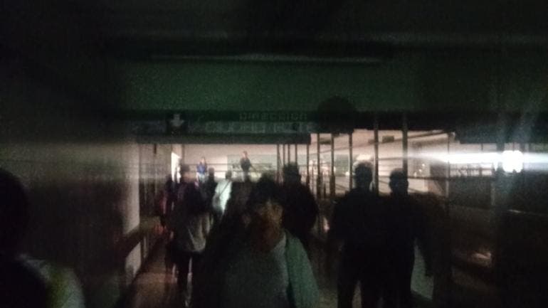 apagon Linea B Metro