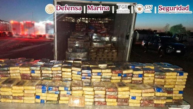 Cocaína decomisada