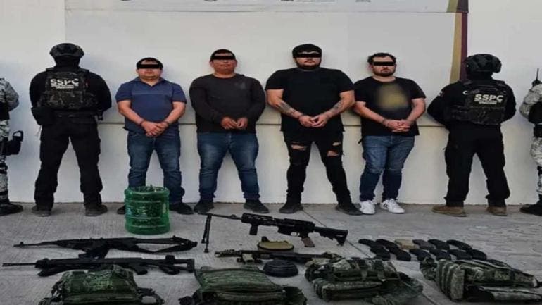 Detienen a cuatro integrantes de grupo ligado al Cártel de Sinaloa