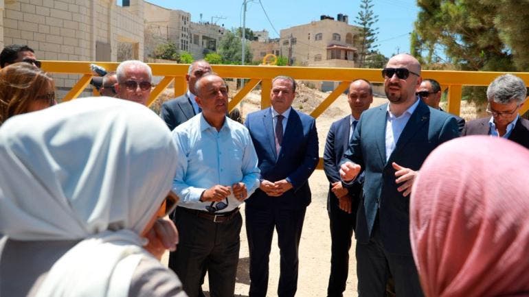 ejercito Israel dispara diplomaticos Cisjordania