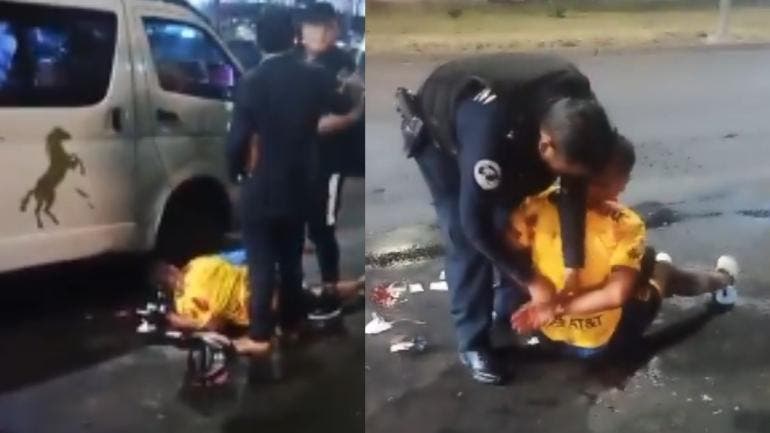 VIDEO Pasajeros de combi golpean a hombre señalado de acosar a menor en Iztapalapa