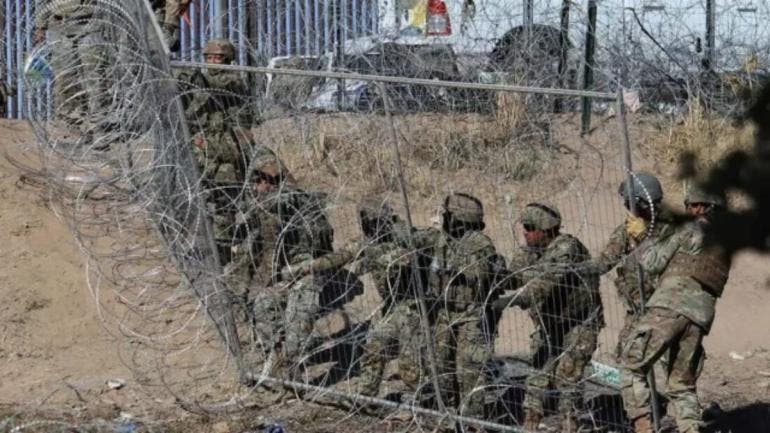 zonas defensa nacional EU frontera sur advertencia