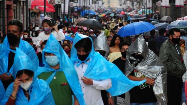 Activan Alerta Amarilla por lluvias fuertes en todas las alcaldías de la CDMX