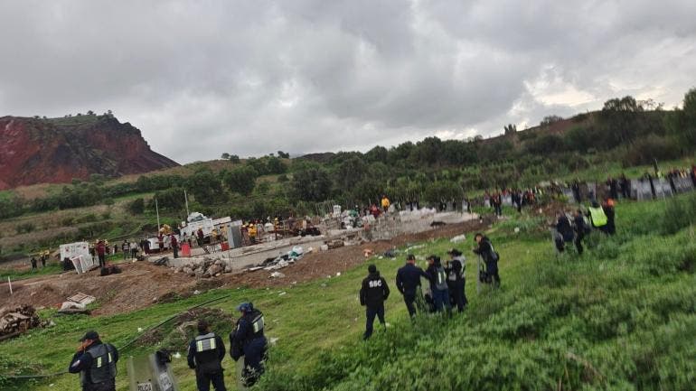Corenadr SSC recuperan predio Calabacitas Tlahuac
