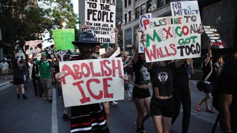 decenas arrestos protestas contra Trump