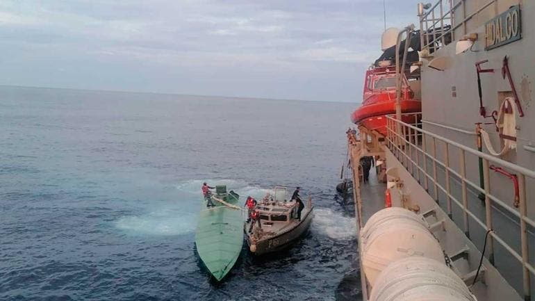  Aseguran 3.5 toneladas de cocaína en 'submarino' frente a costas de Guerrero
