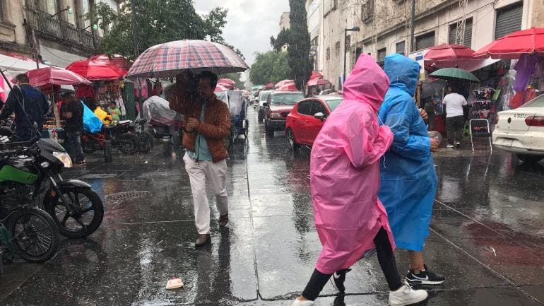 emite CDMX aviso especial lluvias 21 junio 26 junio