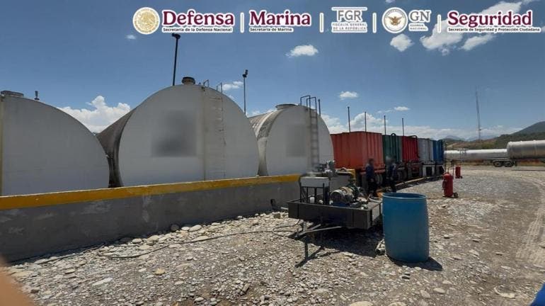 incautan un millon 200 mil litros hidrocarburos Allende Nuevo Leon