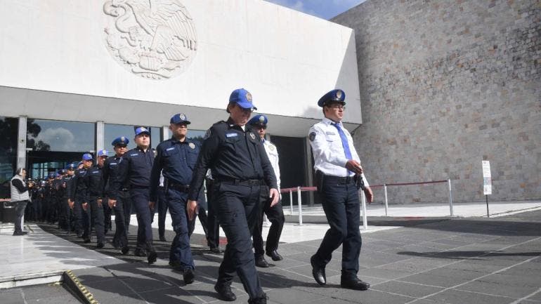 policia auxiliar resguarda museos CDMX