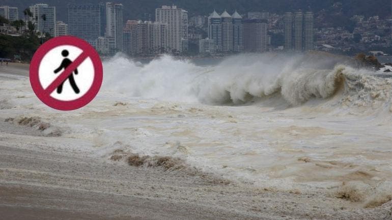 CNPC alerta por mar de fondo en el Pacífico