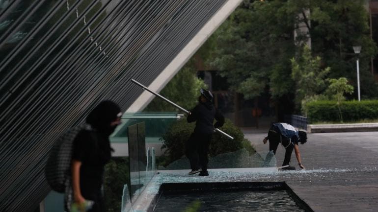 destrozos MUAC Bloque Negro marcha gentrificacion