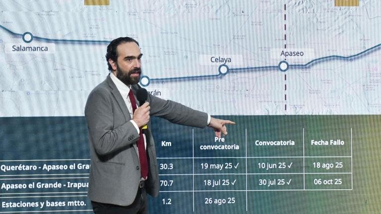 Hay cuatro lineas trenes pasajeros construccion Andres Lajous Loaeza