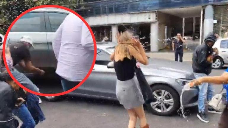 Policía recupera bolso de “Lady Racista” tras agresión; ya le fue regresado