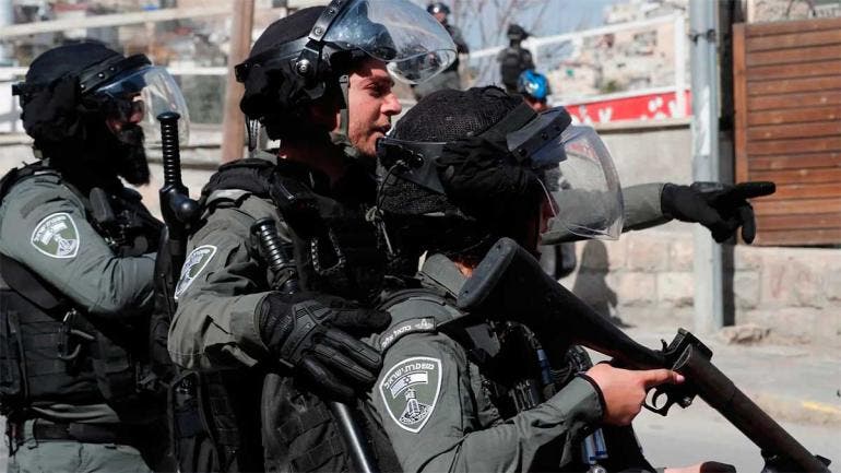 Policías israelíes
