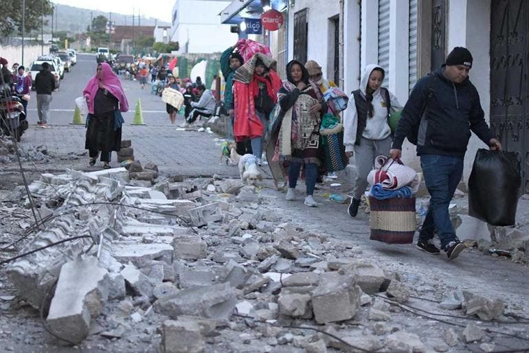 Por fuertes sismos, reportan 2 muertos y casas dañadas en Guatemala (Fotos: EFE)