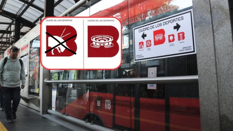 Adiós a las corridas cambian ícono de estación Ciudad de los Deportes del Metrobús