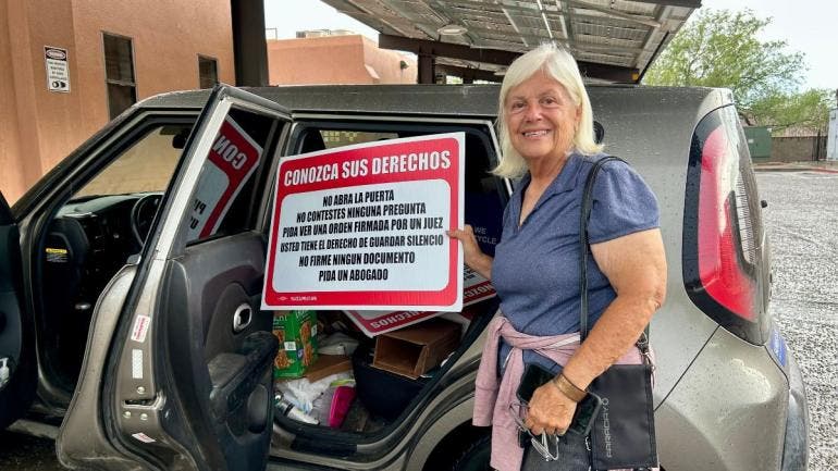 agentes EU persiguen voluntarios gringos frontera Mexico