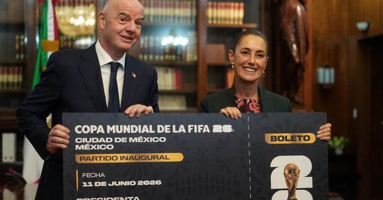 Boleto FIFA Sheinbaum
