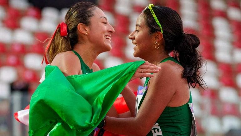 Marcha 20 km femenil oro y plata