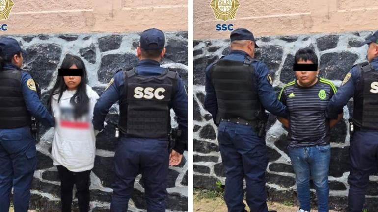 detienen pareja bebe abandonado Tacubaya