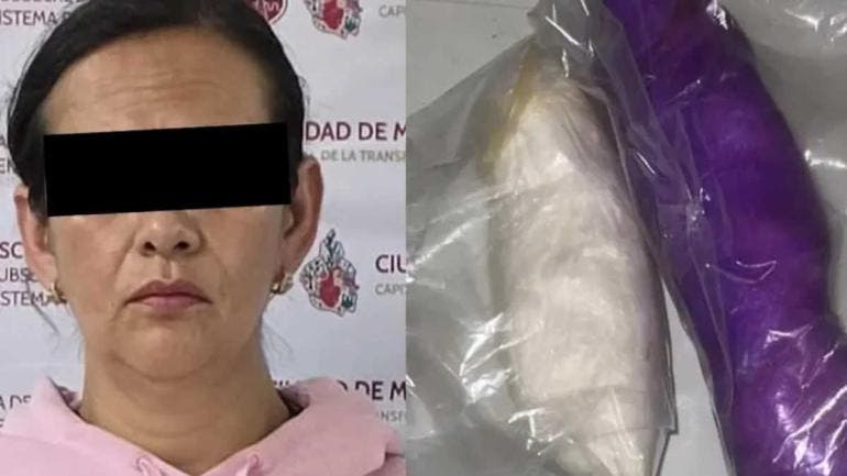 Mujer es detenida por intentar ingresar cocaína al Reclusorio Oriente