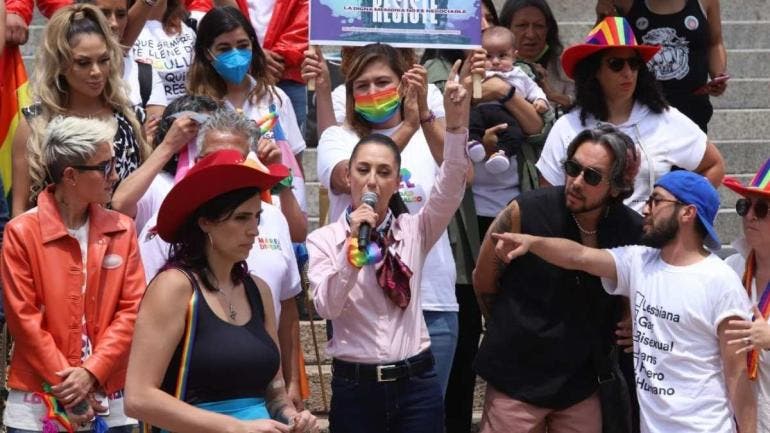 Se registra afluencia de 250 mil asistentes en Marcha de Orgullo: Sheinbaum