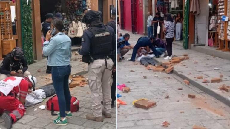 Sismo de 5.9 provoca caída de muro y deja un joven lesionado en Oaxaca
