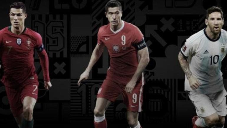 Cristiano, Messi y Lewandowski finalistas al premio The Best
