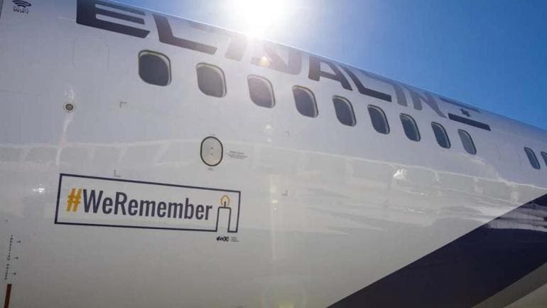 #WeRemember, el mensaje de un avión israelí a Berlín