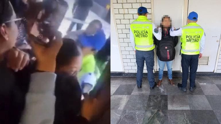 Usuarias detuvieron a un hombre que, vestido de mujer, presuntamente acosaba y tomaba fotografías a pasajeras.