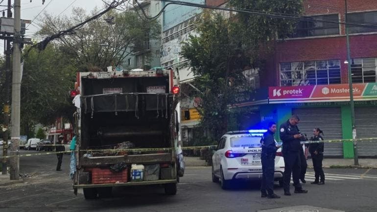 chofer camion basura atropella mata mujer Doctores.jpg