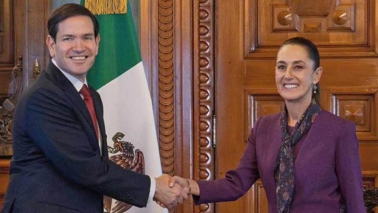 Claudia Sheinbaum Pardo y Marco Rubio