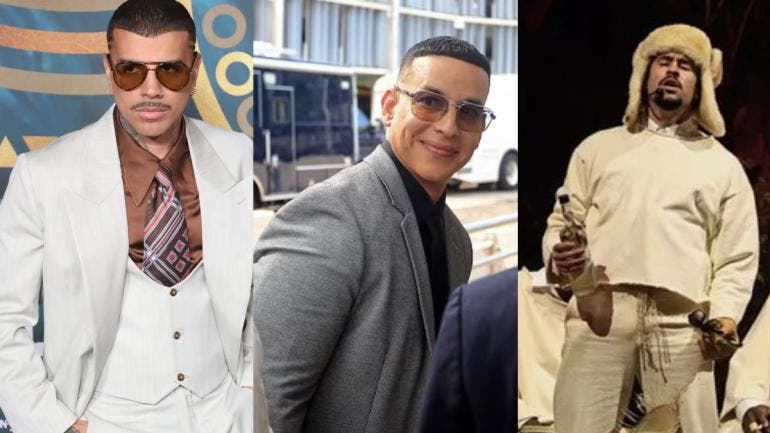 Daddy Yankee, Bad Bunny y Rauw Alejandro