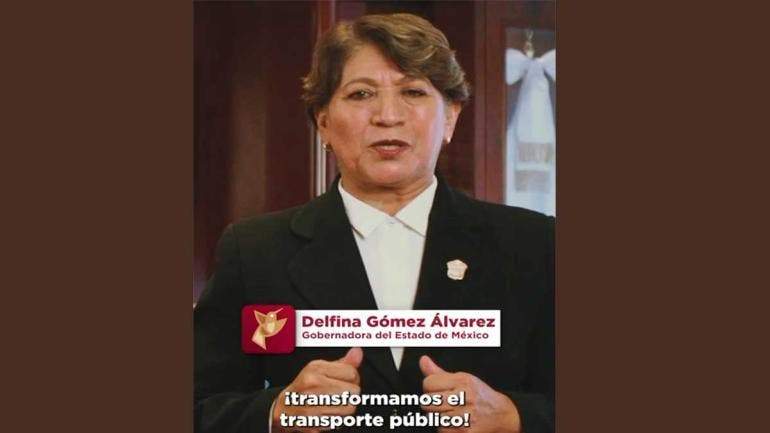 Spot del segundo informe de Delfina Gómez