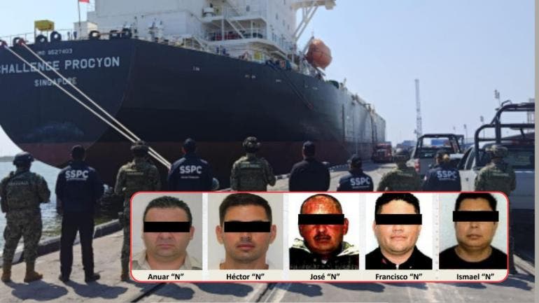 Detenidos huachicol fiscal