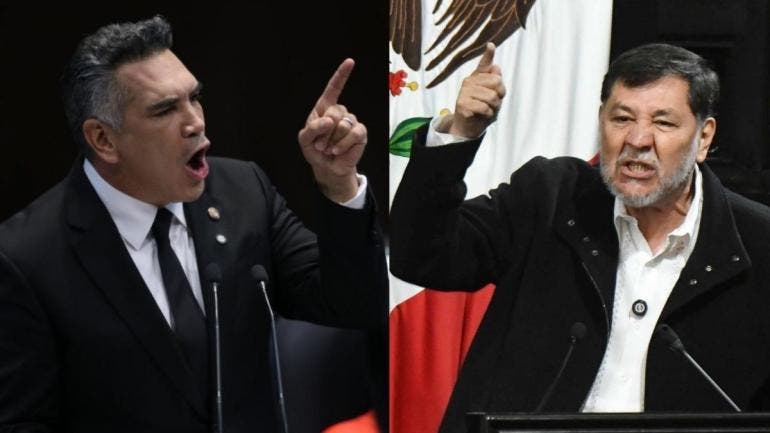 Fernández Noroña y Alejandro ‘Alito’ Moreno