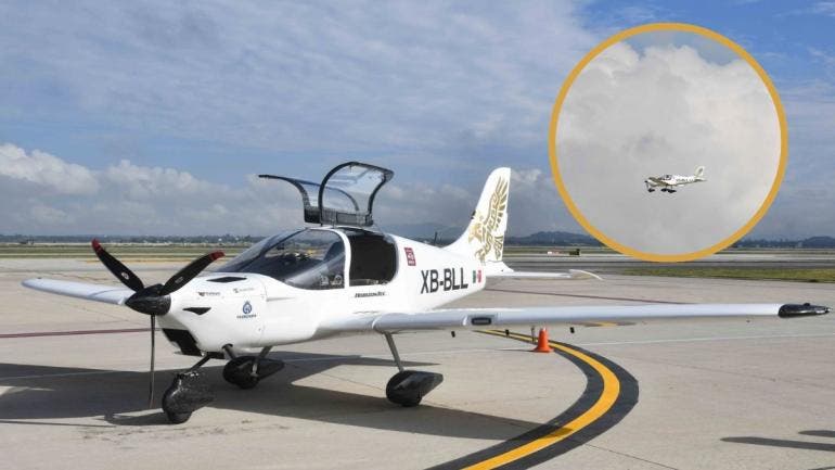 El avión biplaza, construido con materiales compuestos e impulsado por un motor Rotax 915is de 141 caballos de fuerza, cuenta con una autonomía de más de 1,100 kilómetros