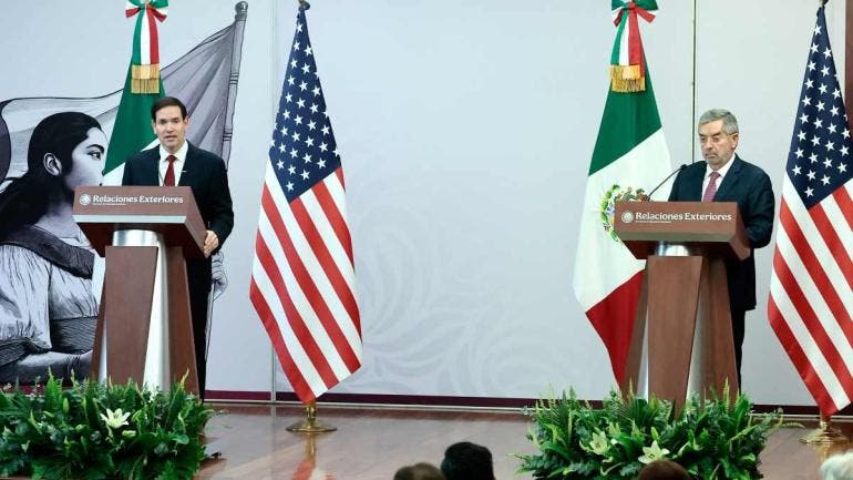 Marco Rubio y Juan Ramón de la Fuente