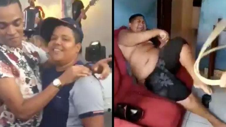 Padre golpea a su hijo por bailar con otro hombre; video causa indignación en Brasil