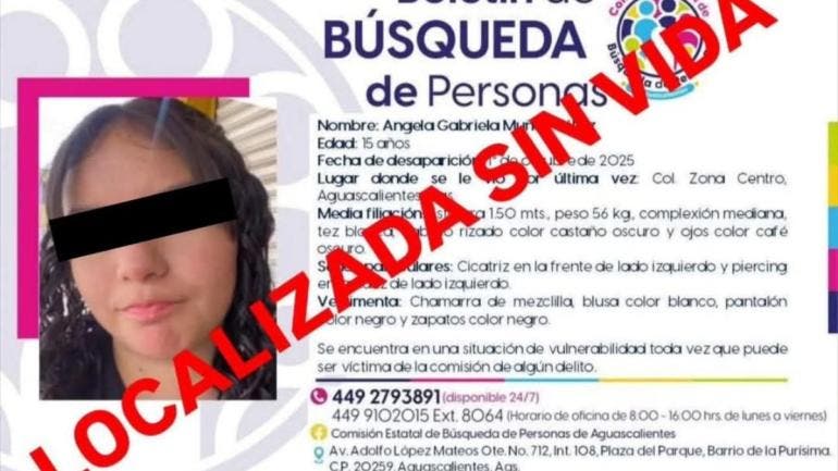 Angela desaparecida