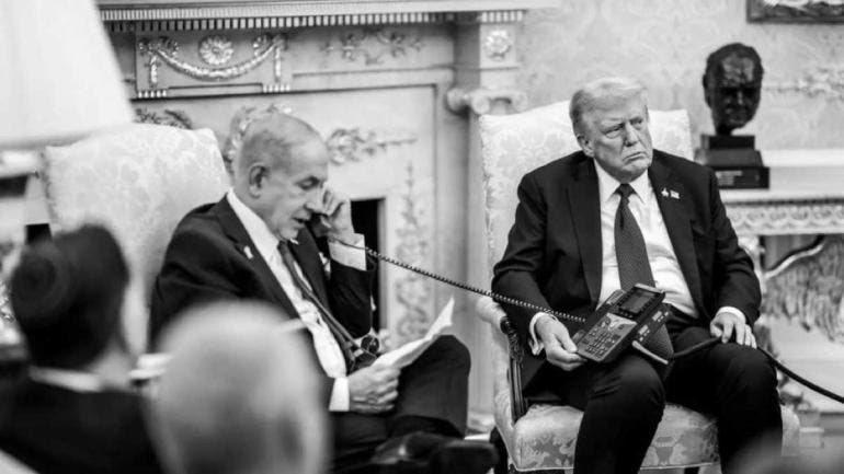 Benjamín Netanyahu y Donald Trump