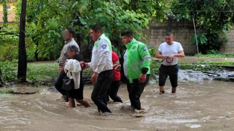Estragos por lluvias en Veracruz