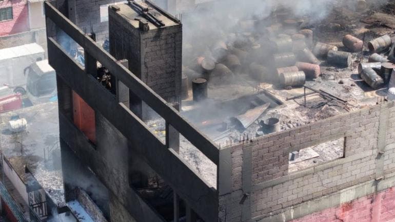 Incendio en Ecatepec