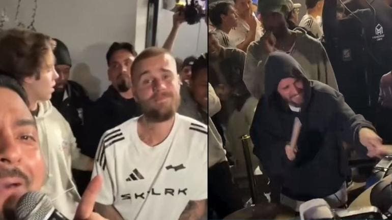 Justin Bieber se une a la tradición mexicana: toca batería en un jaripeo y canta con pasión