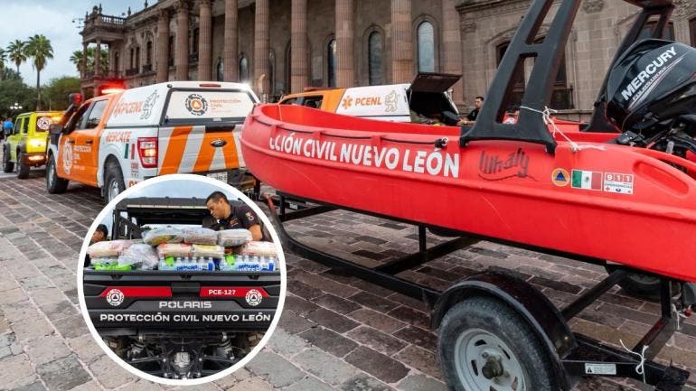 Nuevo León envía rescatistas y 20 toneladas de víveres a Veracruz