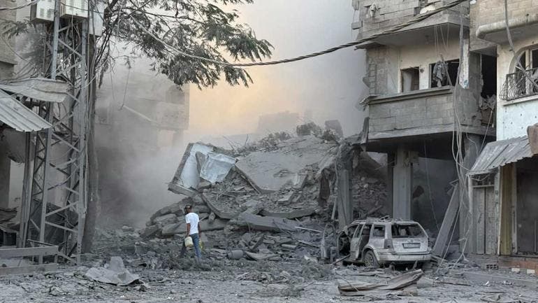 Bombardeos en Gaza