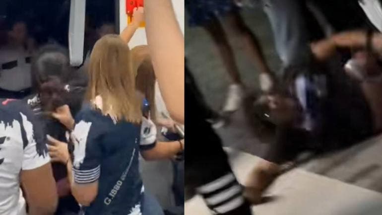 Sacan a chica del Metrorrey